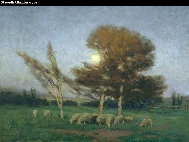 William Bromley Early Moonrise in September